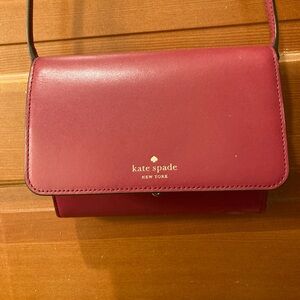 Kate Spade red crossover purse
